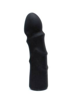 Silikon-Dildo für Strap-On (14cm), schwarz von Rimba