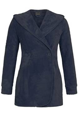 Ringella BLOOMY Damen Flauschjacke mit Knöpfen midnight blue 44 3558618,midnight blue, 44 von Ringella