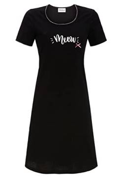 Ringella Damen *Nachthemd mit Motivdruck schwarz 44 3211025,schwarz, 44 von Ringella
