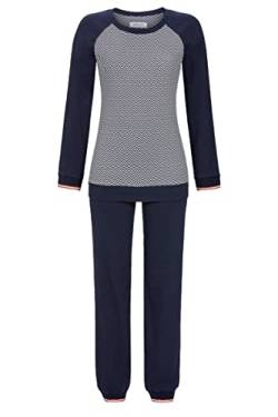 Ringella Damen *Pyjama mit Strickbündchen deep Blue 42 2511229,deep Blue, 42 von Ringella