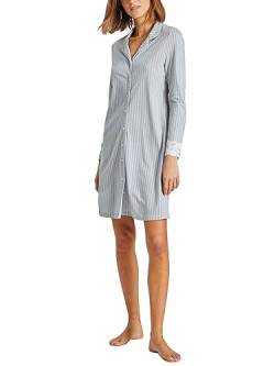 Ringella Damen Nachthemd mit Durchgehender Knopfleiste Light Grey 48 2511015,Light Grey, 48 von Ringella