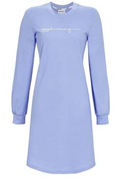 Ringella Damen Nachthemd mit Strickbündchen Blue Bell 42 3511010,Blue Bell, 42 von Ringella