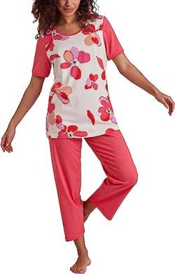 Ringella Damen Pyjama mit Blumendessin Perle 42 3211239,Perle, 42 von Ringella