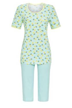 Ringella Damen Pyjama mit Caprihose Mint 40 3211217,Mint, 40 von Ringella