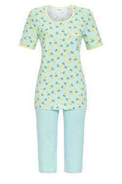 Ringella Damen Pyjama mit Caprihose Mint 42 3211217,Mint, 42 von Ringella