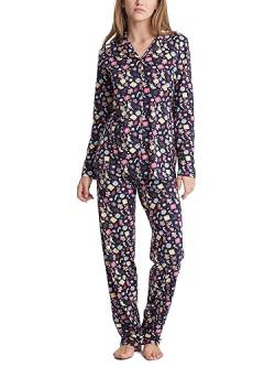 Ringella Damen Pyjama mit Durchgehender Knopfleiste Night 46 2511253,Night, 46 von Ringella