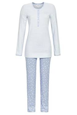 Ringella Damen Pyjama mit Knopfleiste himmelblau 50 3511242,himmelblau, 50 von Ringella