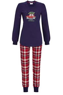 Ringella Damen Pyjama mit Strickbündchen Marine 36 3511251,Marine, 36 von Ringella