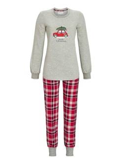 Ringella Damen Pyjama mit Strickbündchen grau-Melange 36 3511251A, grau-Melange, 36 von Ringella