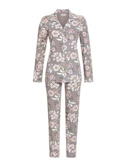 Ringella Damen Pyjama mit durchgeknöpftem Oberteil Pepper 46 3511230,Pepper, 46 von Ringella