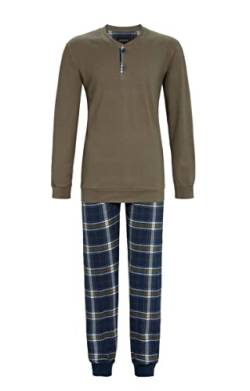 Ringella Herren Pyjama mit Strickbündchen paranuss 54 3541216,paranuss, 54 von Ringella