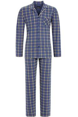 Ringella Herren Pyjama mit durchgeknöpftem Oberteil Messing 52 3541204,Messing, 52 von Ringella