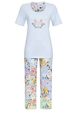 Ringella Lingerie Damen Pyjama mit 7/8 Hose himmelblau 44 2261213,himmelblau, 44 von Ringella