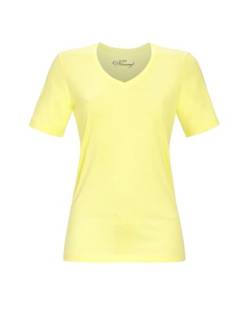 T-Shirt mit V-Ausschnitt Farbe Sonnengelb, Größe 38 von Ringella