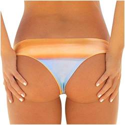 Riou Damen String Bikinihose Brazilian Tanga Sexy Bikini Slip Unterteil von Riou-Schwimmanzug