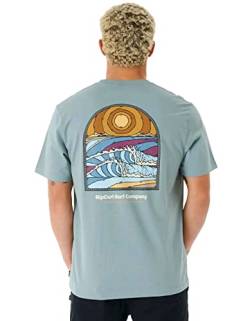 Rip Curl Blazed and Tubed Tee, Himmelblau, L von Rip Curl