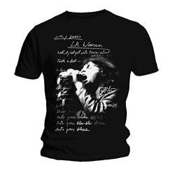 Offizielles T-Shirt The Doors Jim Morrison La Woman Liedtext alle Größen Gr. Medium, schwarz von Ripleys Clothing