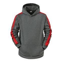 Risaho Sweatshirt Herren Langarm Hoodie Herren Weiß Baumwolle Herren Kapuzenpullover Mit Reißverschluss Baumwolle von Risaho