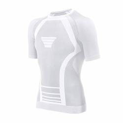 Risalti Funktionsunterwäsche Herren Damen Extreme Unisex - Kurzarm Thermounterwäsche Herren und Damen, ThermoShirt Atmungsaktives, Funktionsunterhemd Nahtlose Winter-Bekleidung - Made in Italy von Risalti