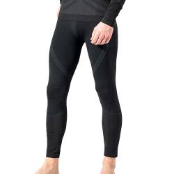 Risalti Thermo Leggings Herren Energy - Winter Leggings Herren Atmungsaktive, Leggings Herren Elastische Thermounterwäsche, Leggins Herren Mikrofaser, Thermohose Herren Nahtloses - Made in Italy von Risalti