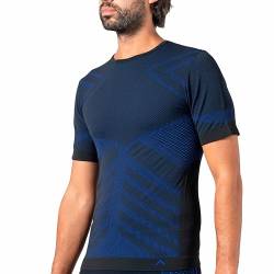 Risalti Thermoshirt Funktionsunterwäsche Herren Kurzarm Energy - Thermo Muskelshirts Herren Elastische, Compression Shirt und atmungsaktive, Nahtloses Herren Unterwäsche - Made in Italy von Risalti