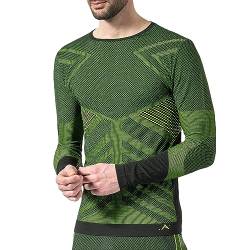 Risalti Thermoshirt Funktionsunterwäsche Herren Langarm Energy - Thermo Muskelshirts Herren Elastische, Compression Shirt und atmungsaktive, Nahtloses Herren Unterwäsche - Made in Italy von Risalti