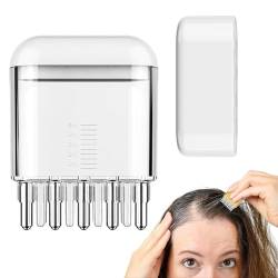 Ristyur Haaröl-Applikator, Kopfhaut-Applikatorkamm,Kopfhauthaarapplikator Haarölkamm - Flüssigkeitskamm-Applikator, Öl-Applikator-Werkzeug, tragbarer Haarölspender für die Kopfmassage von Ristyur