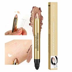 Schatten Bleistiftstift - Wasserfester Doppelkopf-Augenaufheller,Multifunktionales, hochpigmentiertes, langanhaltendes, schimmerndes Lidschattenstift-Make-up für Frauen Ristyur von Ristyur