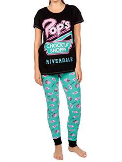 Riverdale Damen Pop's Chock'lit Shoppe Schlafanzuge Mehrfarbig Large von Riverdale