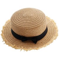 Rnemitery Strohhut Damen Sonnenhut UV-Schutz Strandhut Faltbar Sommerhut UPF 50+ Strohhut von Rnemitery
