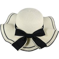 Rnemitery Strohhut UV-Schutz Strandhut mit Breite Krempe-Faltbar Sonnenhut für Frauen von Rnemitery