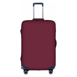 RoMuKa Pure Wine Red Journey Escort, exquisiter Schutz, hochelastischer Kofferbezug, perfekt für 45,7 - 81,3 cm große Koffer, macht das Reisen bequemer, Weiss/opulenter Garten, Medium von RoMuKa