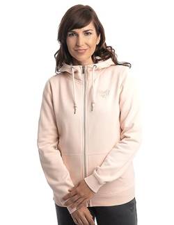 Roadsign Australia Damen Sweatjacke mit Kapuze und Roadsign-Stickerei, Rippbund an den Saumenden Rosa | 2XL von Roadsign Australia