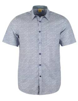 Roadsign Australia Herren Hemd Kurzarmhemd aus Baumwolle mit Kragen blau | XL von Roadsign Australia