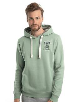 Roadsign Australia Herren Hoodie mit Kapuze & Kordelzug & Logo-Aufruck Crocodile Gruen | M von Roadsign Australia