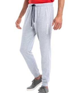 Roadsign Australia Herren Jogginghose mit Tunnelzug und Taschen, Freizeithose aus Baumwolle Graumelange | XL von Roadsign Australia