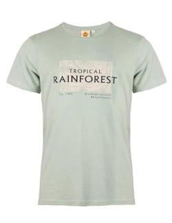 Roadsign Australia Herren T-Shirt lässiges Basic Essential aus Baumwolle, mit Print hellgrün | 3XL von Roadsign Australia