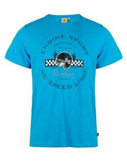 Roadsign Australia Herren T-Shirt mit Motorsport-Aufdruck - aus 100% Baumwolle blau | 3XL von Roadsign Australia