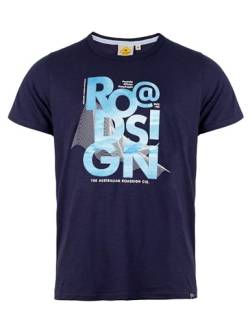 Roadsign Australia Herren T-Shirt mit Rundhalsausschnitt - 100% Baumwolle Navy | XL von Roadsign Australia