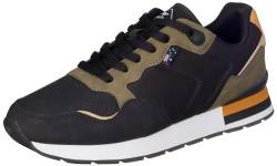 Roadsign Herren Berdik Sneaker, Schwarz/Khaki, 42 EU von Roadsign