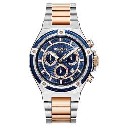 Roamer Herren Armbanduhr Tempomaster Chrono 42 mm Armband Edelstahl, 221837 49 45 20 von Roamer