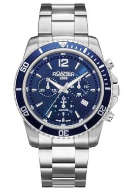 Roamer Herren Uhr Chronograph Quarz 862837 41 45 20 Nautic Chrono 100 Edelstahl von Roamer