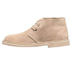 Roamers Damen Desert Boots/Wüstenstiefel/Schuhe, Wildleder, ungefüttert (36 EU) (Helles Taupe) von Roamers