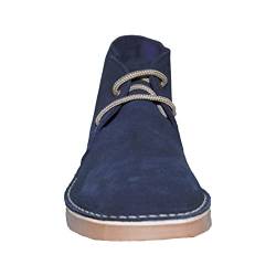 Roamers Damen Desert Boots/Wüstenstiefel/Schuhe, Wildleder, ungefüttert (38 EUR) (Marineblau) von Roamers