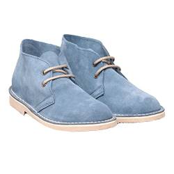 Roamers Damen Desert Boots/Wüstenstiefel/Schuhe, Wildleder, ungefüttert (41 EU) (Denim Blau) von Roamers