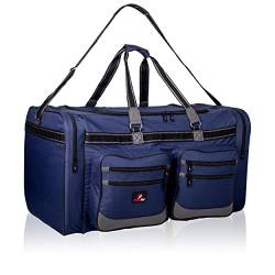 Roamlite Extra Large XXL Reisetasche - Größe XL Sehr große Reisetaschen - Riesige Duffle für Aufbewahrung, Reisen, Sportausrüstung oder Wäsche - 74 cm x40x40 120 Liter, Blau RL04N von Roamlite
