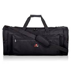 Roamlite Reisetasche für Training und Sport, Groß, mit Mehreren Taschen, wasserabweisend, 65 Liter Fassungsvermögen, 66 cm x 30 cm RL58K von Roamlite