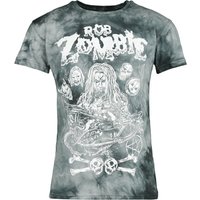 Rob Zombie T-Shirt - Crossed - S - für Männer - Größe S - grau  - Lizenziertes Merchandise! von Rob Zombie