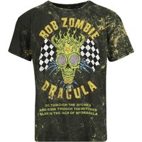 Rob Zombie T-Shirt - Dragula Racing - S bis 4XL - für Männer - Größe XL - braun  - Lizenziertes Merchandise! von Rob Zombie