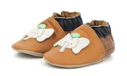 Robeez Elefant Jungle Hausschuh, Camel, 27 EU von Robeez